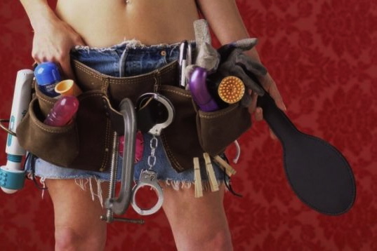 Sex toys tool belt